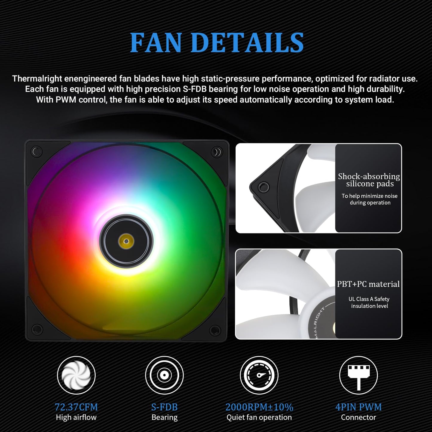 Thermalright Frozen Notte 360 Black ARGB V2 Water Cooling CPU Cooler