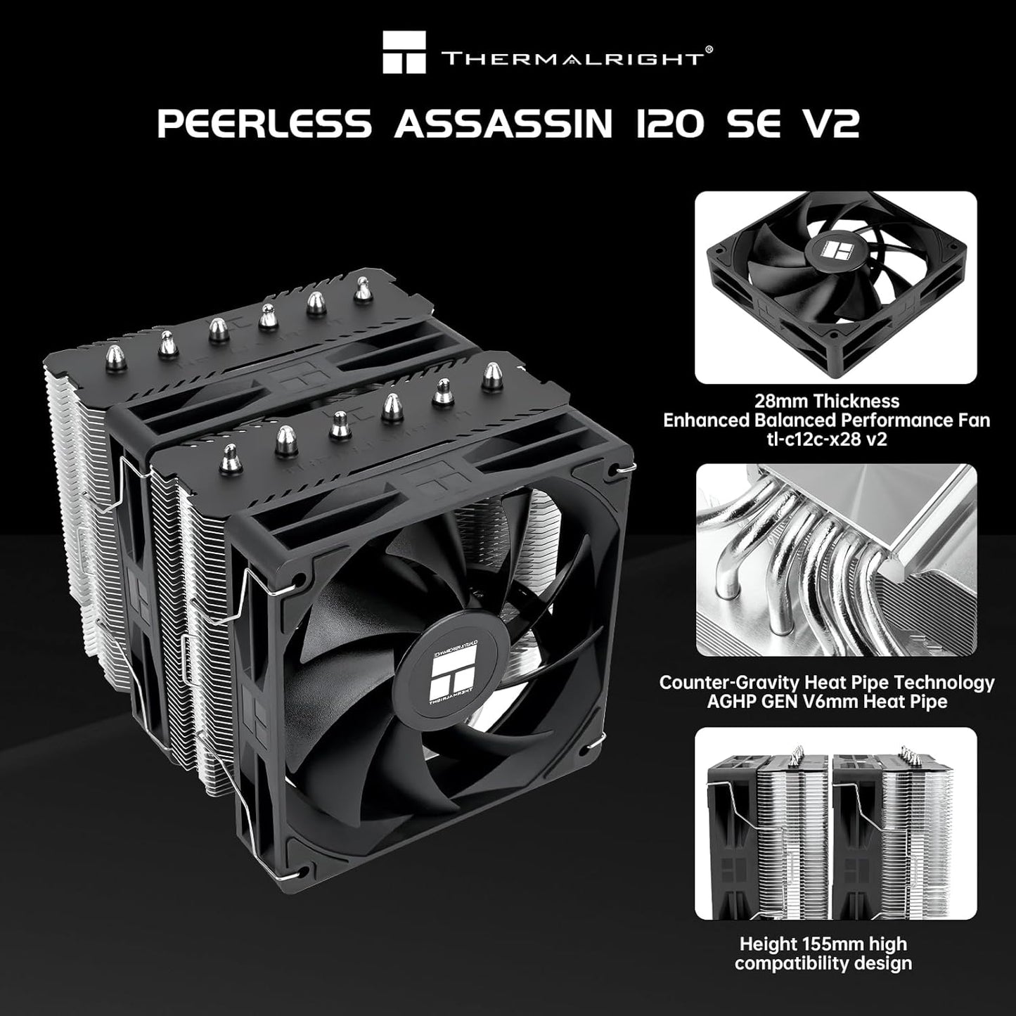 Thermalright Peerless Assassin 120 SE V2 CPU Air Cooler