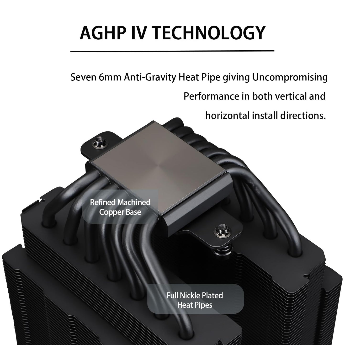 Thermalright Phantom Spirit 120 EVO CPU Cooler,7×6mm Heat Pipes CPU Air Cooler