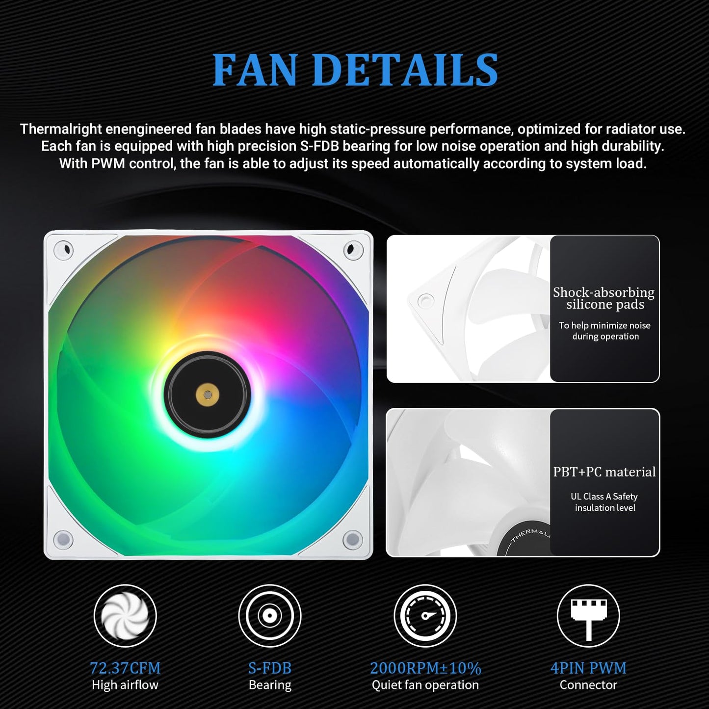 Thermalright Frozen Notte 360 White ARGB V2 Water Cooling CPU Cooler